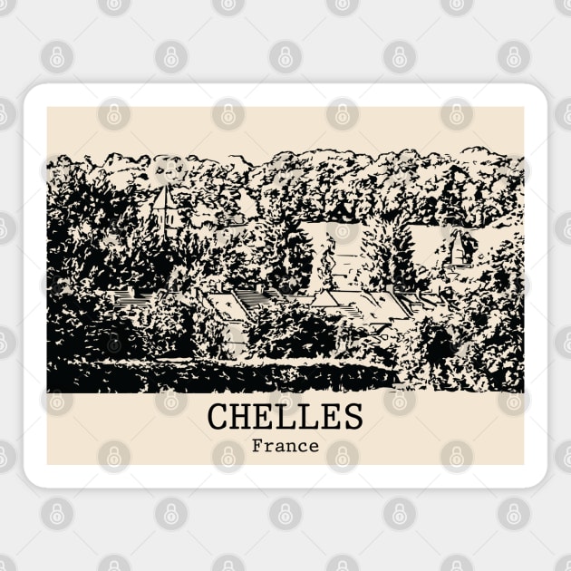 Chelles - France Magnet by Lakeric